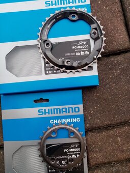 Shimano Převodníky XT, kazeta XT na MTB 2x11 + řetěz - 2