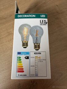 23x LED žárovka E27 0,5W 2100k 30lm A60 - 2