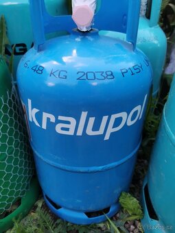 Propan butanova láhev 2kg Camping 5kg grilly - 2