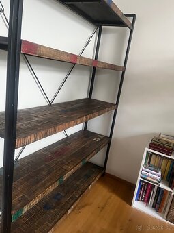Regál knihovna xxxlutz titan 180x200 - 2