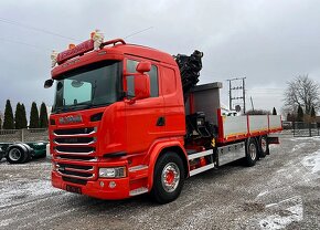 Scania G410 6x2 - valník s hydraulickou rukou HIAB - 2