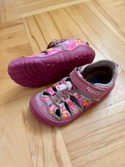 Dívčí barefoot boty K4Kids Madison 2 Print – vel. 25, Coral - 2