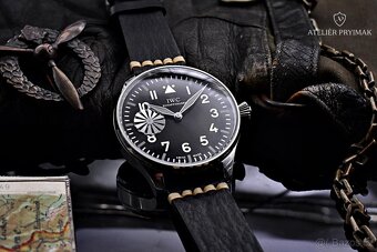 Letecké / pilotní starožitné hodinky IWC Schaffhausen 1913 - 2