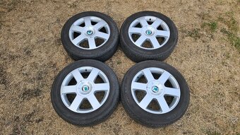 Škoda Octavia 16" kola elektrony pneumatiky 205/55R16 - 2