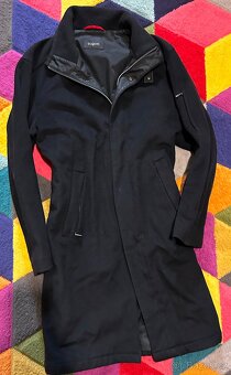 BUGATTI PÁNSKÝ ZIMNÍ STYLOVÝ LONG KABÁT-BUNDA BLACK XL - 2