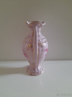 Vázička Karlovarský růžový porcelán - 2