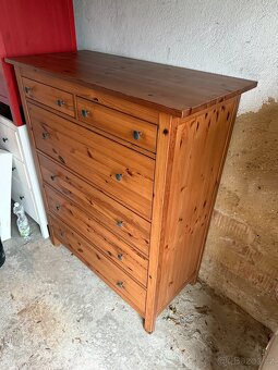 Komoda IKEA Hemnes se 6 zásuvkami - antik - 2