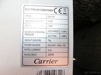 Vnitřní jednotka klimatizace Carrier - 2