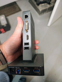 Dokovací stanice, 2 displeje, USB 3.0, zdroj, kabel - 2