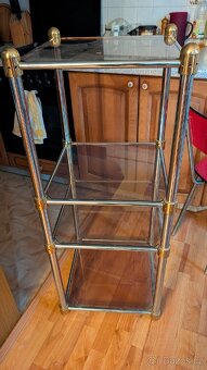 Policový prosklený stojan, regál - 2