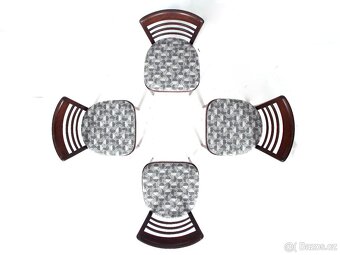 Přečalouněné retro židle SETONA, 4 kusy. - 2