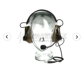 Taktický headset Comtac III , olivový - 2