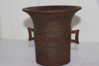 Hmoždíř patriotický PRO PATRIA Rakousko světová válka 1916 - 2