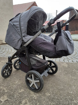 Kočárek BABYDESIGN trojkombinace Husky šedý 2020 - 2