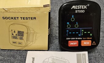 Zkoušečka elektrických zásuvek MESTEK ST-05D - 2