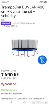 Trampolina 488cm - 2