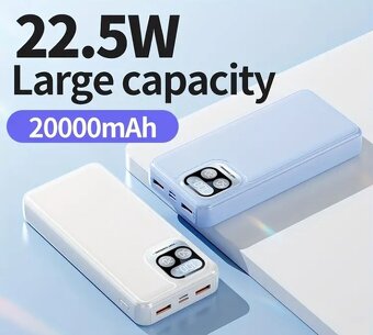 Powerbanka-rychlonabíječka 20.000mAh pro iOS-Android-W. NOVÁ - 2