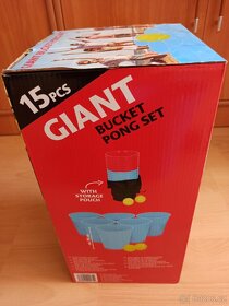Letní hra bucket pong set nová - 2