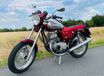 Jawa 350 s TP ČR, Californian 5, červená metalíza - 2