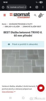 Zámková dlažba history 25m² 06 - 2