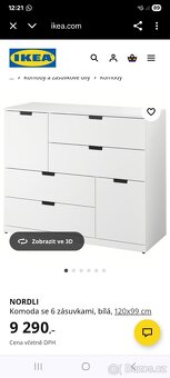 Komoda IKEA - top stav - 2