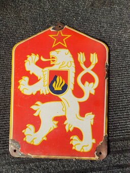 Smaltovaná cedule - 2