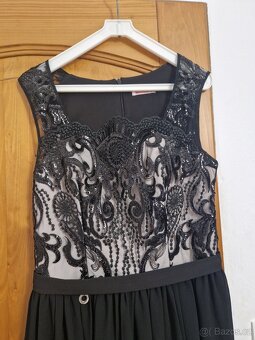 Společenské šaty černé_Bicotone - 2