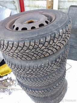 Zimní pneumatiky 155/80/13 disky Opel 4/100 - 2