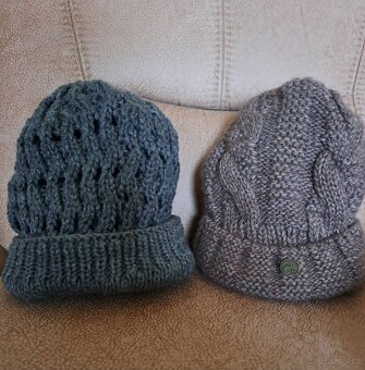 Nové zimní čepice + bambule - 2