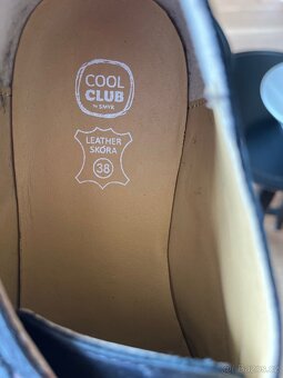 Kožené polobotky vel.38 - 2