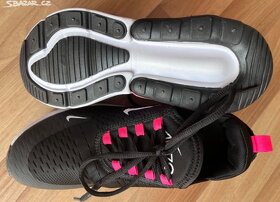 Nové růžovo-černé botasky Nike Air vel. 38 - 2