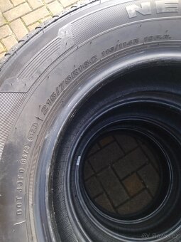 Nové letní pneu na dodávku Nexen roadian CT8 215/75/16 C - 2