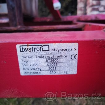 Radlice sněhová na traktor se sypačem - 2