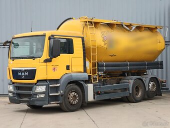 MAN TGS 26.400, 24 CBM, NÁSTAVBA SPITZER, 3 KOMORY, 26 TUN, - 2