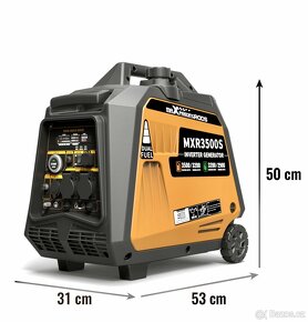MXR3500S invertorová elektrocentrála dual palivo - 2
