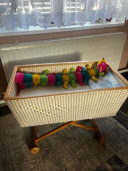 Retro postýlka/košík na miminko (91x49 cm) - 2
