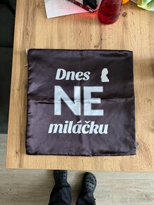 povlak na polštářek ANO / NE - 2