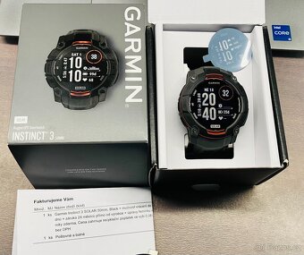 Garmin Instinct 3 solar 50mm - záruka 4/2027 - 2
