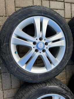 4x alu disky 5x112 R18, zimní pneu - 2