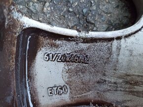 ALU disky Škoda 6,5Jx16 ET 50 - 2