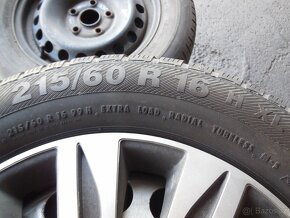 Prodám kompletní sadu na Opel Zafira 215/60/16 - 2