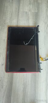 TOSHIBA Qosmio X505 nové panty + celí lcd nefunkční podsvíce - 2