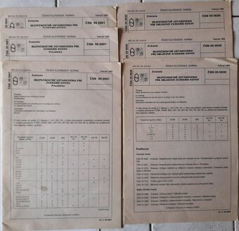 Normy ČSN a staré knihy pro svářeče - 2