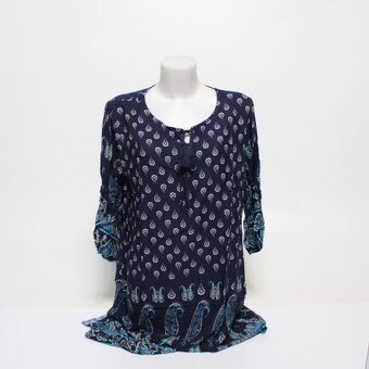 Dámské letní šaty Beyove modré XL - 2