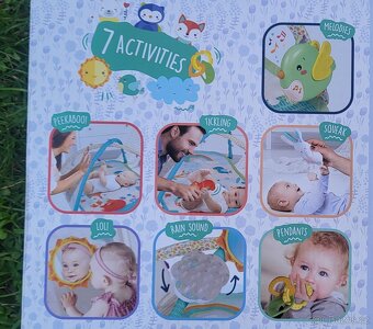 Hrací podložka s hrazdičkou - 2