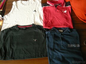 Pánská trička, košile, vel. L - pěkná, G-Unit, Adidas, Gant - 2