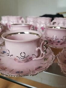 13ks Růžový porcelán H&C - 2
