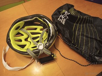 Přilba FORCE ROAD PRO fluo žlutá, vel. S-M - 2