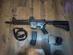 Prodávám airsoftovou zbraň M4A4+ masku na airsoft - 2