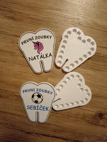 Krabička s přihrádkami na mléčné zoubky - 2
